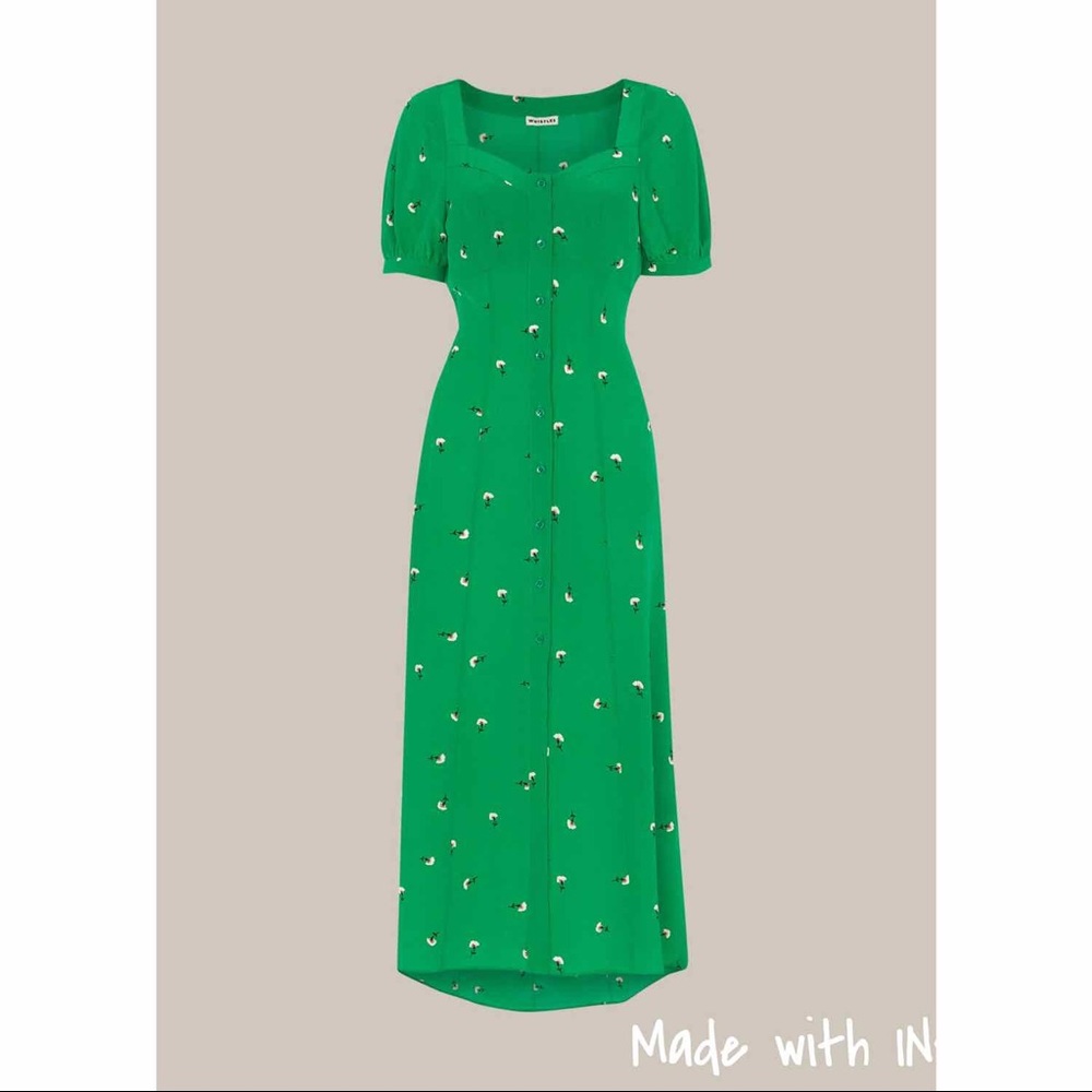Whistles Floral Silk Dress - Picture 1 of 12